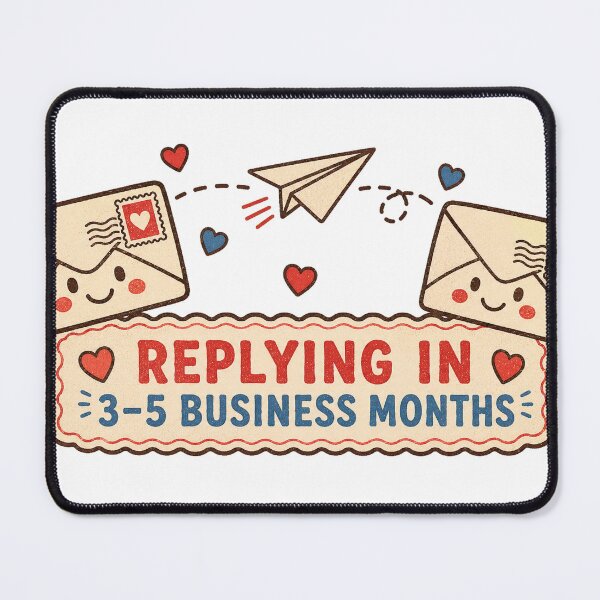 Item preview, Replying in 3–5 Business Months designed and sold by Peak Pop Designs | Funny Gifts, Cozy Art & Cute Animals .