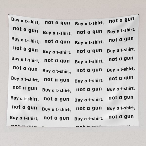 Item preview, Buy a t-shirt, not a gun designed and sold by Marcu Ioachim.