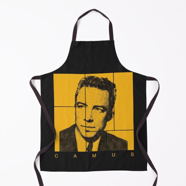 Item preview, Albert Camus halftone portrait designed and sold by CMYKStudio.