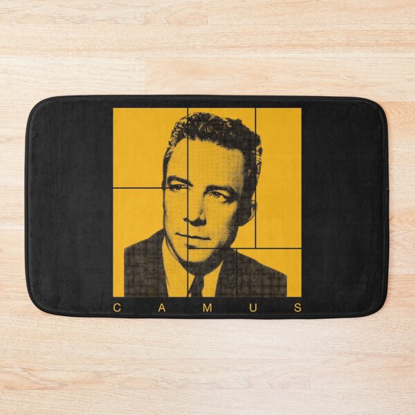 Item preview, Albert Camus halftone portrait designed and sold by CMYKStudio.