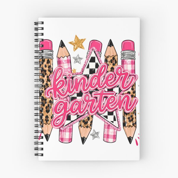 Item preview, Kinder Garten Leopard Checkered Pencil Star Pink Plaid Back To School Teacher Preppy designed and sold by VGAfanatic.