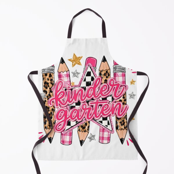 Item preview, Kinder Garten Leopard Checkered Pencil Star Pink Plaid Back To School Teacher Preppy designed and sold by VGAfanatic.