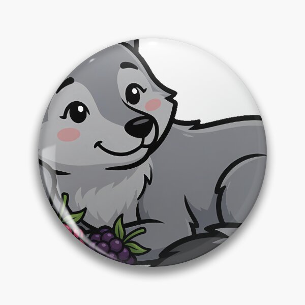 Item preview, Wolf with Blackberries designed and sold by pumsquare.