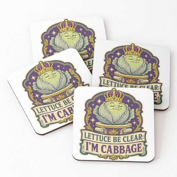 Item preview, Lettuce Be Clear: I’m Cabbage designed and sold by Peak Pop Studio..
