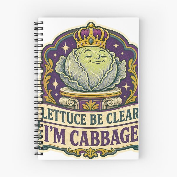 Item preview, Lettuce Be Clear: I’m Cabbage designed and sold by Peak Pop Designs | Funny Gifts, Cozy Art & Cute Animals .