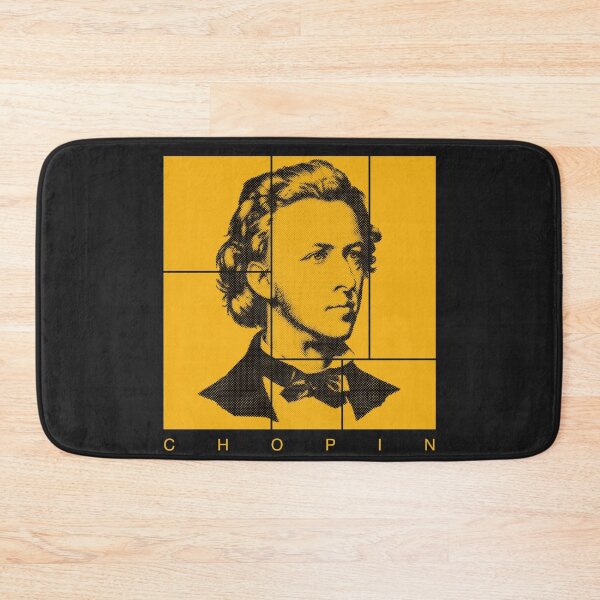 Item preview, Chopin halftone portrait designed and sold by CMYKStudio.