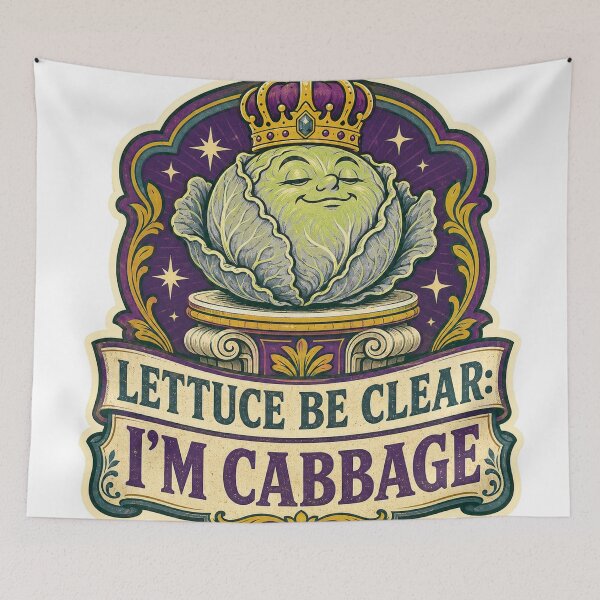 Item preview, Lettuce Be Clear: I’m Cabbage designed and sold by Peak Pop Studio..