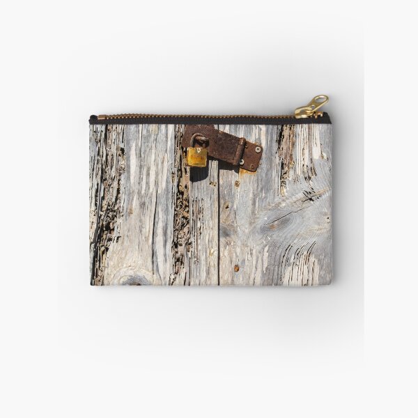 Item preview, Rusty Padlock On Weathered Wooden Door With Peeling Paint, Vintage Keyhole And Texture designed and sold by Nmallia.