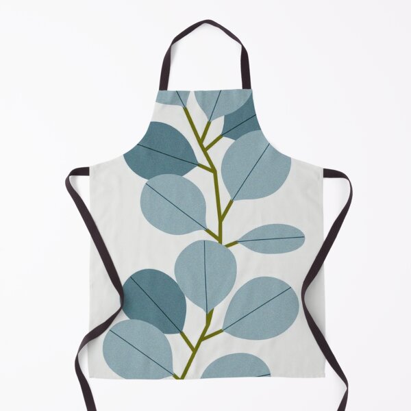 Item preview, Minimalist Eucalyptus Branch - Dusty Blue Botanical Art designed and sold by LYAN-STORE.