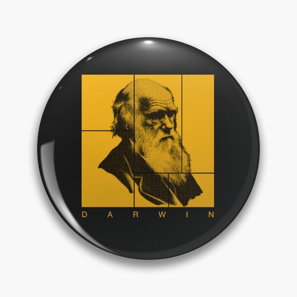 Item preview, Copy of Charles Darwin halftone portrait designed and sold by CMYKStudio.