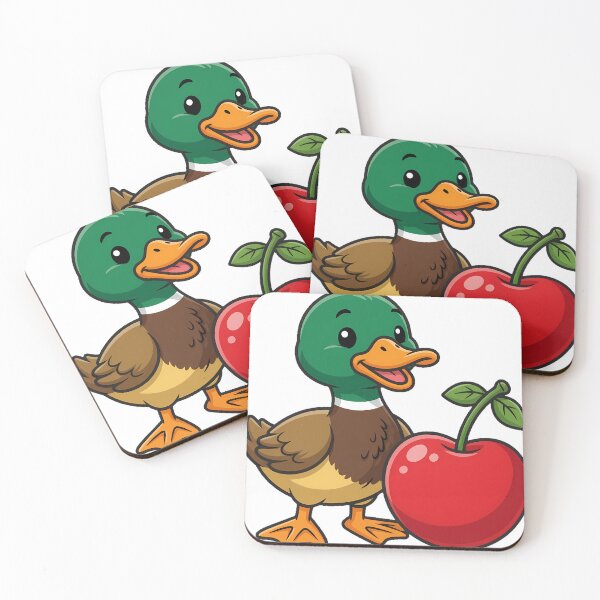Item preview, Duck with Cherry designed and sold by pumsquare.