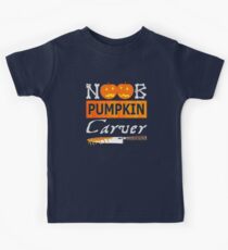 Noob Pumpkin Carver Kids Tee
