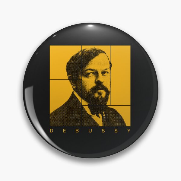 Item preview, Copy of Claude Debussy halftone portrait designed and sold by CMYKStudio.
