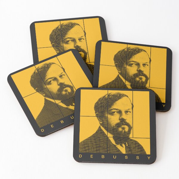 Item preview, Copy of Claude Debussy halftone portrait designed and sold by CMYKStudio.