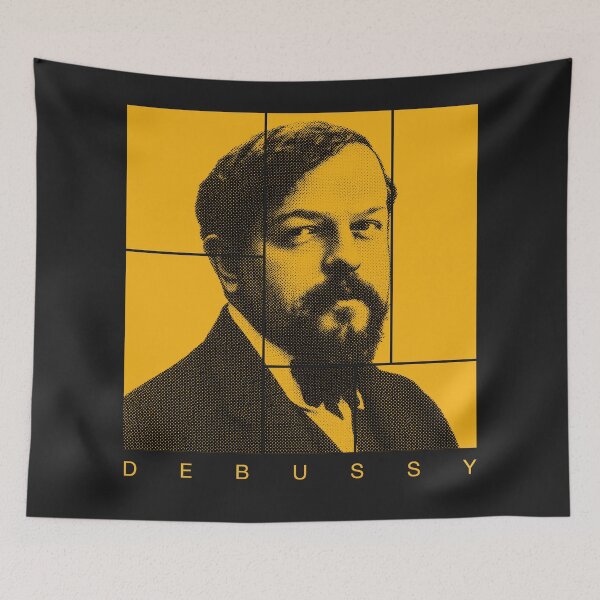 Item preview, Copy of Claude Debussy halftone portrait designed and sold by CMYKStudio.