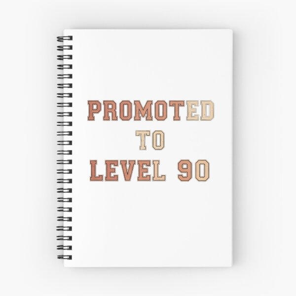 Item preview, PROMOTED TO LEVEL 90 - Varsity Gamer Vintage Level Up designed and sold by Dzblack.