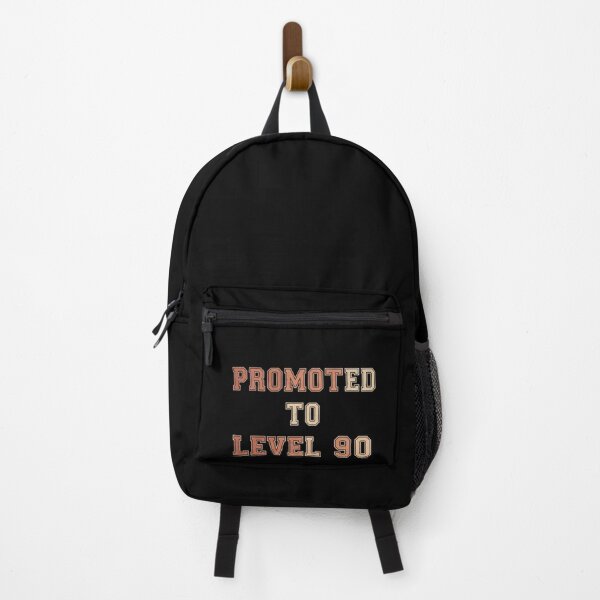 Item preview, PROMOTED TO LEVEL 90 - Varsity Gamer Vintage Level Up designed and sold by Dzblack.