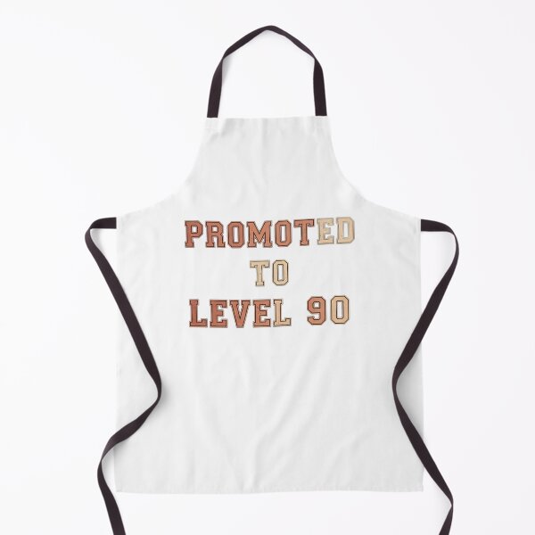 Item preview, PROMOTED TO LEVEL 90 - Varsity Gamer Vintage Level Up designed and sold by Dzblack.