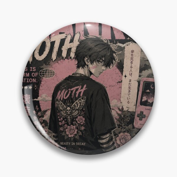 Item preview, Frank Moth Y2K Streetwear Gothic designed and sold by achyuta01.