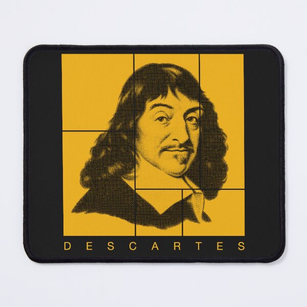 Item preview, René Descartes halftone portrait designed and sold by CMYKStudio.