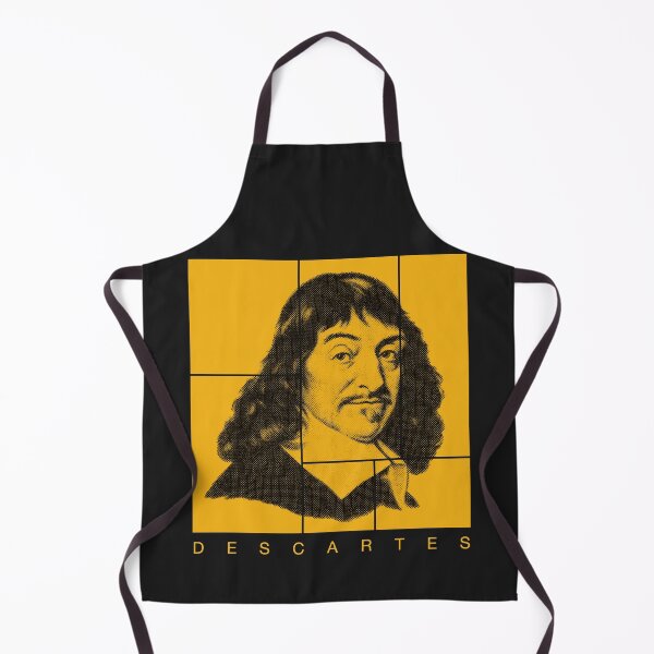 Item preview, René Descartes halftone portrait designed and sold by CMYKStudio.