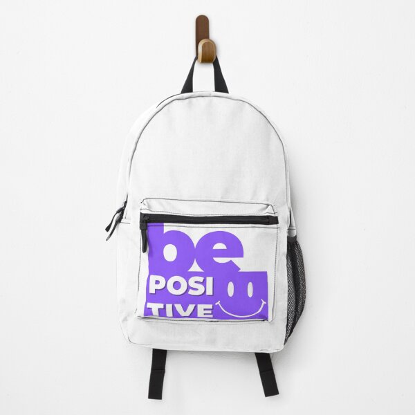Item preview, Be Positive Smiley Face T-Shirt Motivational Good Vibes Gift Purple Graphic Tee designed and sold by oonproducts.