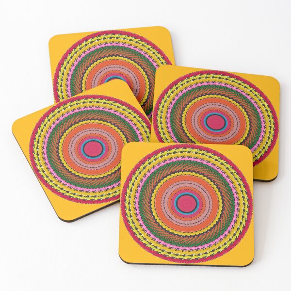 Item preview, Multicolored Circle XVI designed and sold by Gluecknika.