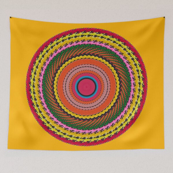 Item preview, Multicolored Circle XVI designed and sold by Gluecknika.