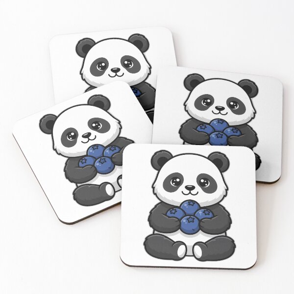 Item preview, Panda with Blueberries designed and sold by pumsquare.