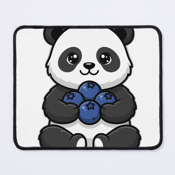 Item preview, Panda with Blueberries designed and sold by pumsquare.