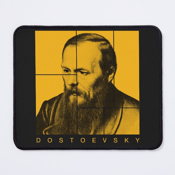 Item preview, Dostoevsky halftone portrait designed and sold by CMYKStudio.