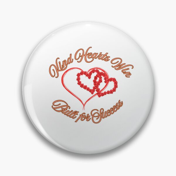Item preview, Kind Hearts Win –Romantic Rose Heart Typography Design designed and sold by Sripuram.