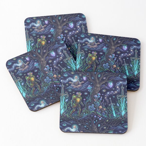 Item preview, Wood Nature Fantasy RPG Pixel Art Seamless Pattern designed and sold by ART ATTACK ZONE.