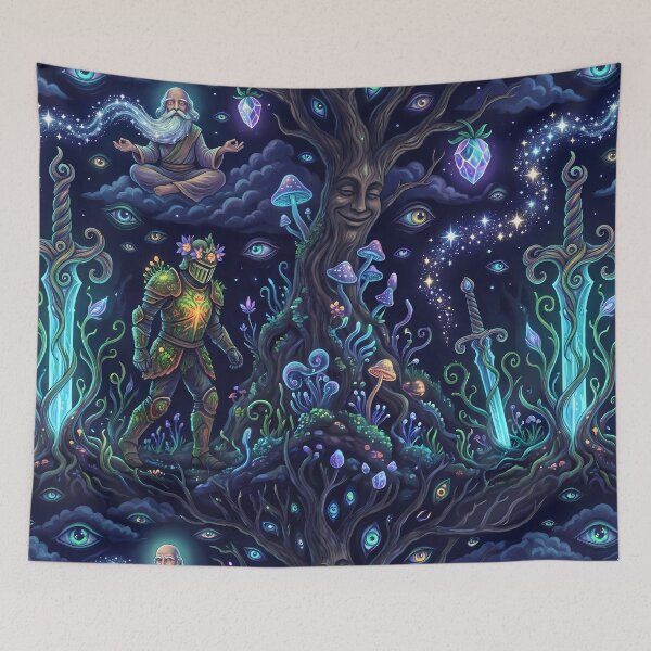 Item preview, Wood Nature Fantasy RPG Pixel Art Seamless Pattern designed and sold by ART ATTACK ZONE.