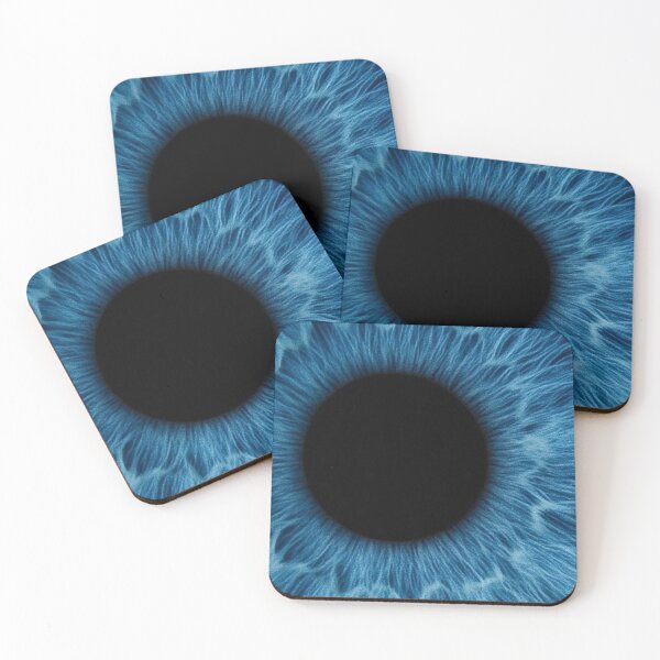 Item preview, Electric Blue Eye Iris Macro - Hypnotic Cosmic Abyss designed and sold by LYAN-STORE.