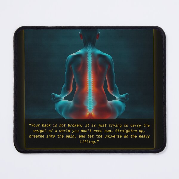 Item preview, Spine of Light - Cyberpunk Tech Mystic Meditation Poster designed and sold by Elias & Gem Protocol - Aetheric Code Scribe.