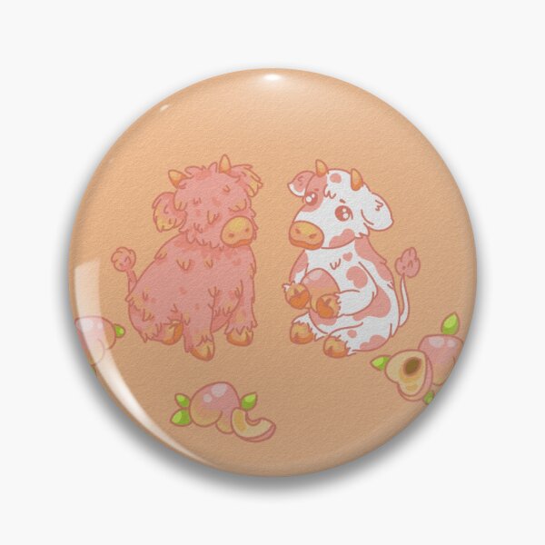 Item preview, ​Sweet Peach Cows Cottagecore Aesthetic designed and sold by NinkleArt.