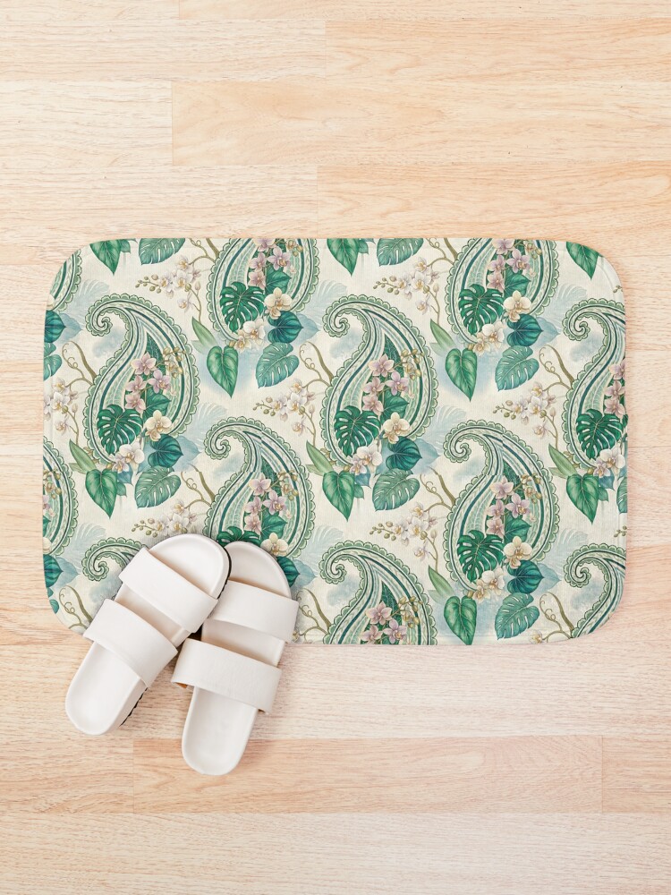 Thumbnail 1 of 6, Bath Mat, Tropical Reverie designed and sold by Designbes.