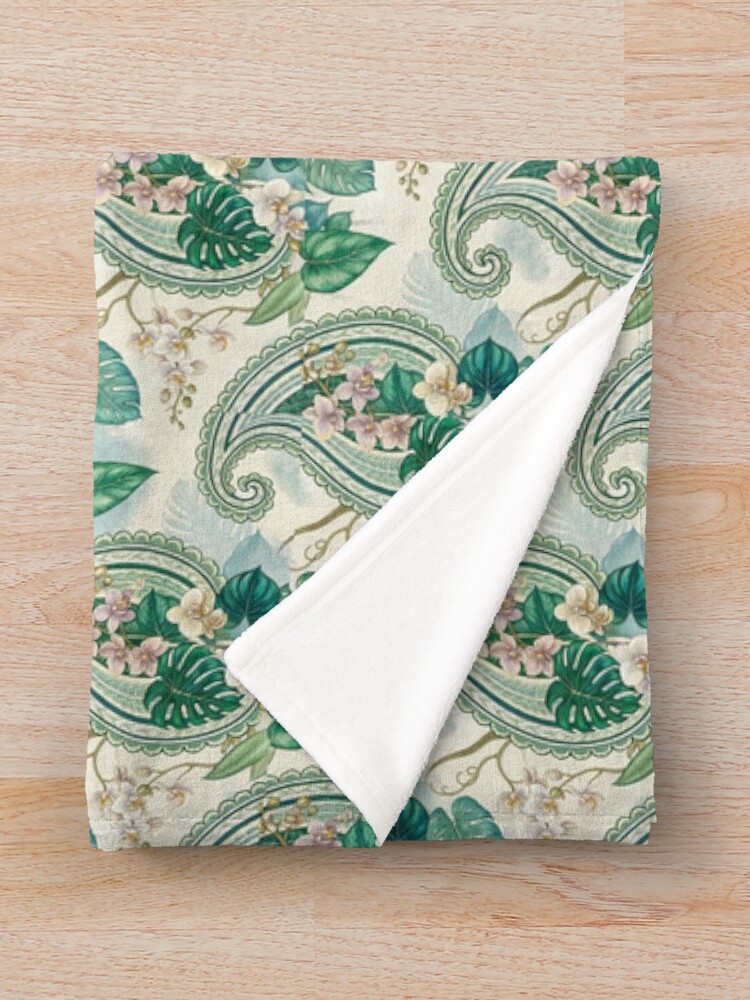 Thumbnail 3 of 6, Throw Blanket, Tropical Reverie designed and sold by Designbes.