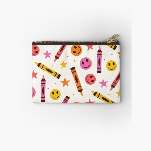 Item preview, Colorful School Crayons with Happy smiling faces and Stars designed and sold by Yasminepatterns .