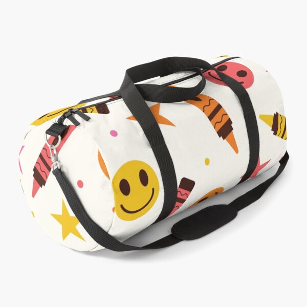 Item preview, Colorful School Crayons with Happy smiling faces and Stars designed and sold by Yasminepatterns .
