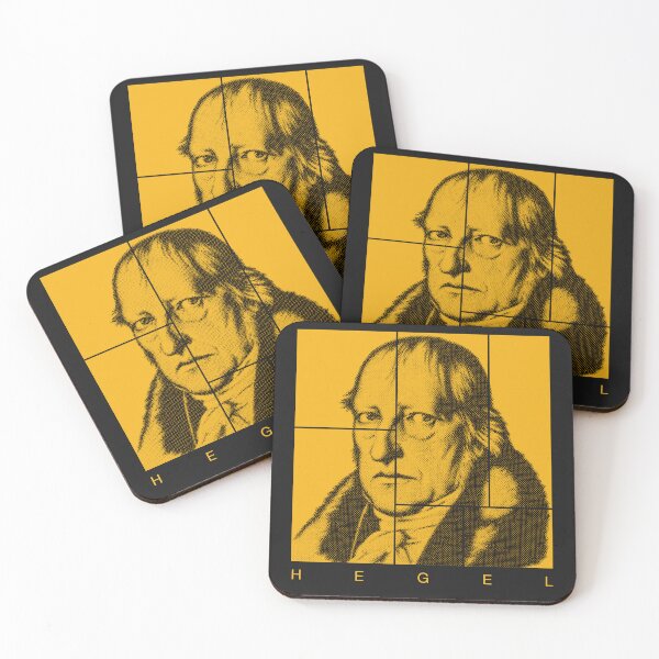 Artikelvorschau, Friedrich Hegel Halbtonporträt entworfen und verkauft von CMYKStudio.