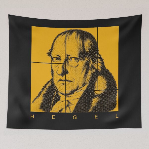 Item preview, Friedrich Hegel halftone portrait designed and sold by CMYKStudio.