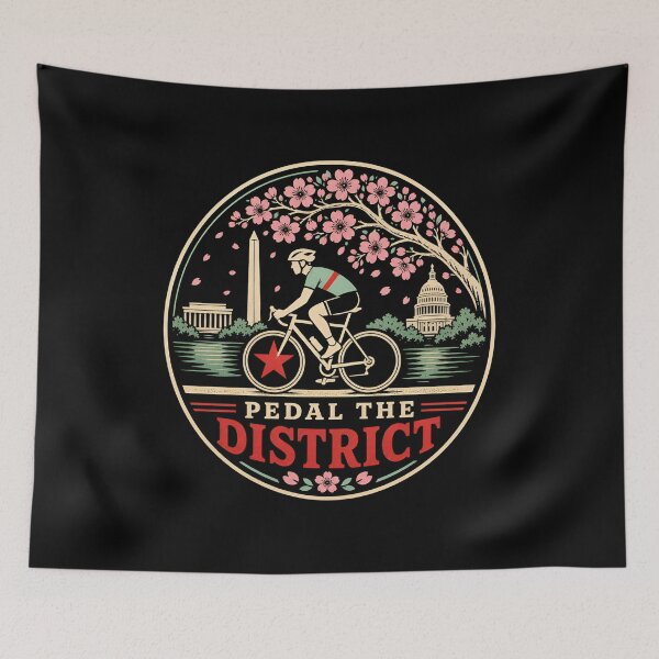 Item preview, Washington DC: Pedal the District in Bloom designed and sold by Fenay Designs.