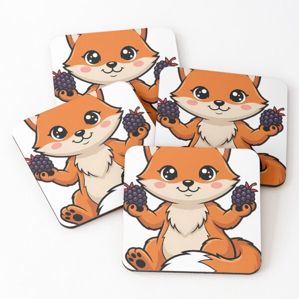 Item preview, Fox with Blackberries designed and sold by pumsquare.