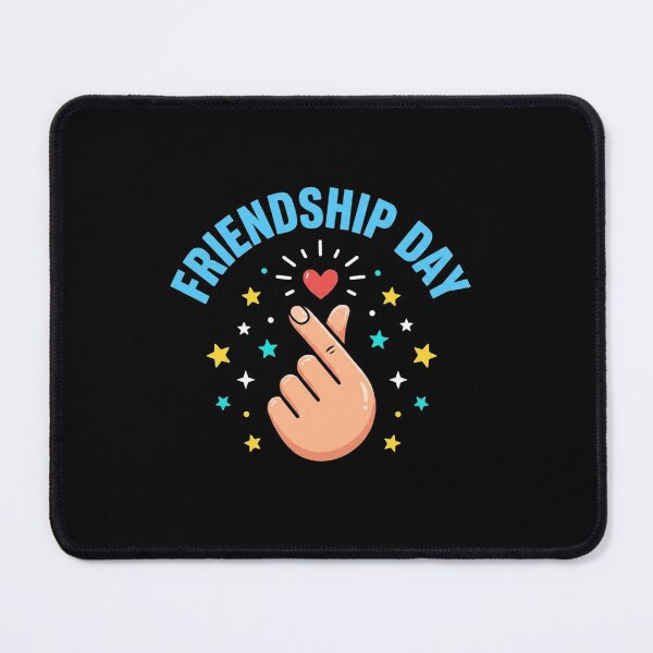 Item preview, Friendship Day Finger Heart Love Colorful Design designed and sold by SiarheiYur.