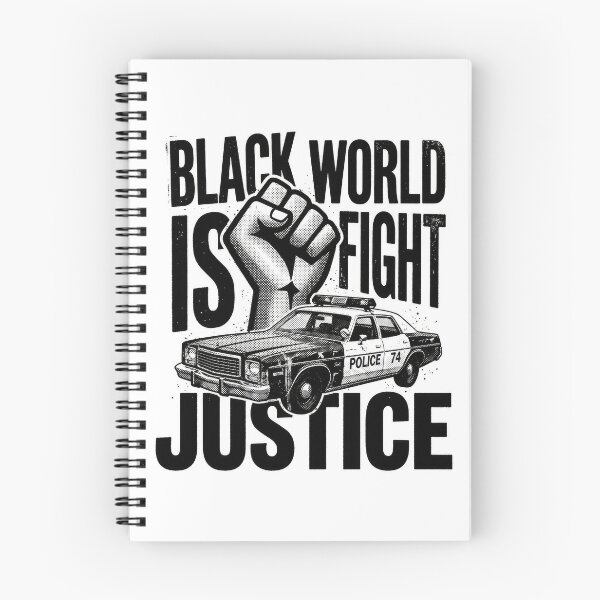 Item preview, Black World Is Fight Justice Graphic Illustration designed and sold by Rahat3344.