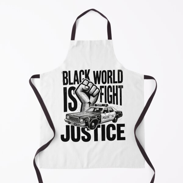 Item preview, Black World Is Fight Justice Graphic Illustration designed and sold by Rahat3344.