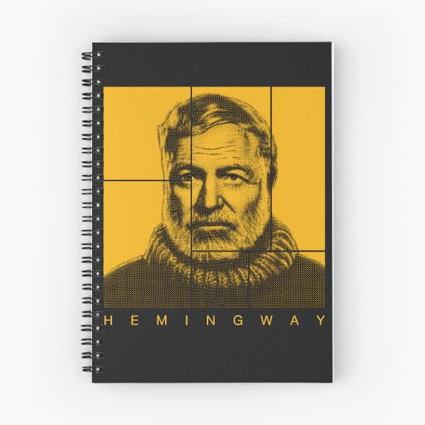 Item preview, Ernest Hemingway halftone portrait designed and sold by CMYKStudio.