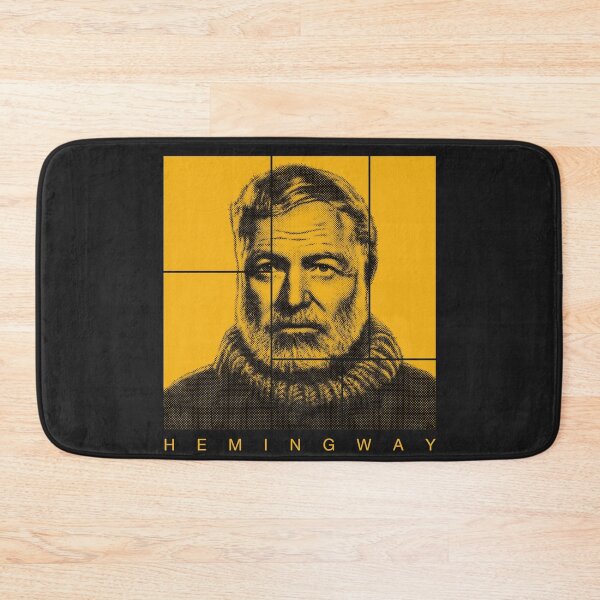 Item preview, Ernest Hemingway halftone portrait designed and sold by CMYKStudio.